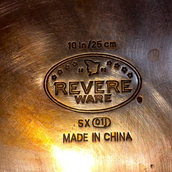 Revere Ware SX stainless with copper disk bottom 10”covered skillet - Picture 3 of 9